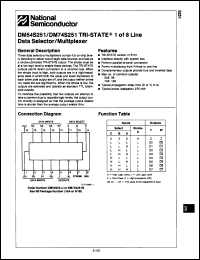 Click here to download DM74S251N/A+ Datasheet