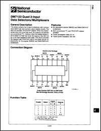 Click here to download DM7123W/883B Datasheet