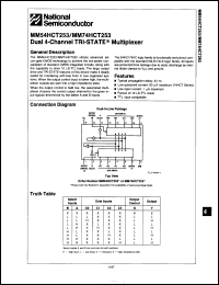 Click here to download MM74HCT253J Datasheet