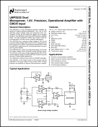Click here to download LMP2232AMAE Datasheet