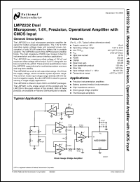 Click here to download LMP2232BMMX Datasheet