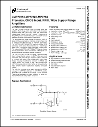 Click here to download LMP7701_06 Datasheet
