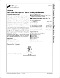 Click here to download LM4050CIM3-2.0 Datasheet