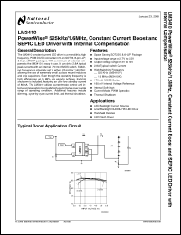 Click here to download LM3410XSD Datasheet