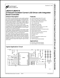 Click here to download LM3431AMHX Datasheet