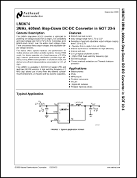 Click here to download LM3674MF-2.8 Datasheet