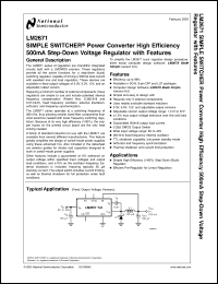 Click here to download LM2671LD-3.3 Datasheet