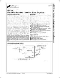 Click here to download LM2750LDX-ADJ Datasheet