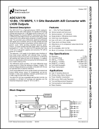 Click here to download ADC12V170HFEB Datasheet