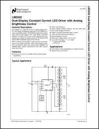 Click here to download LM3503ITLX-16 Datasheet