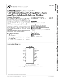 Click here to download LM4869 Datasheet