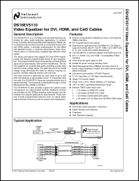 Click here to download DS16EV5110 Datasheet
