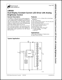 Click here to download LM3503ITL-25 Datasheet