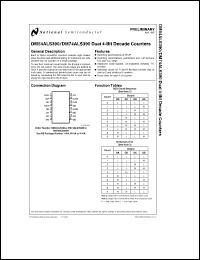 Click here to download DM54ALS390J Datasheet