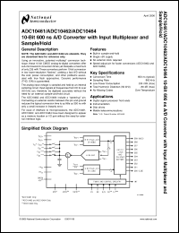 Click here to download ADC10464 Datasheet