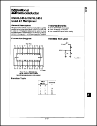 Click here to download DM74LS453 Datasheet