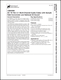 Click here to download LM4549AVH Datasheet
