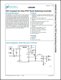 Click here to download LM25085MME Datasheet