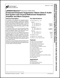 Click here to download LM49250 Datasheet