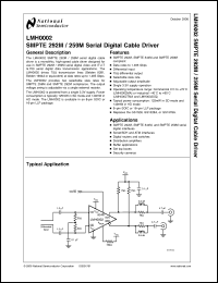 Click here to download LMH0002SQ Datasheet