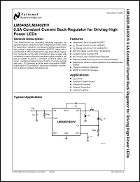Click here to download LM3402HVMR Datasheet