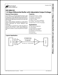 Click here to download DS15BA101SDX Datasheet