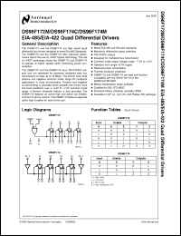 Click here to download DS96F172MW Datasheet