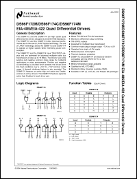 Click here to download DS96F172M Datasheet