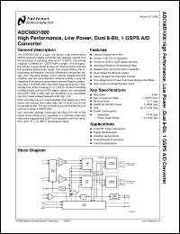 Click here to download ADC08D1000DEV Datasheet