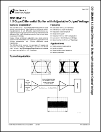 Click here to download DS15BA101_07 Datasheet