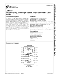 Click here to download LMH6734MQ Datasheet