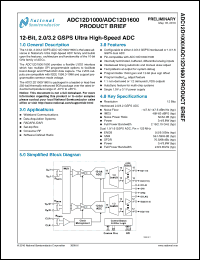 Click here to download ADC12D1000 Datasheet
