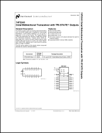 Click here to download 74F2245SCX Datasheet