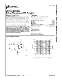 Click here to download LMV551MG Datasheet