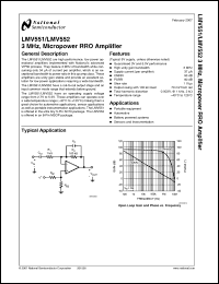 Click here to download LMV552MMX Datasheet