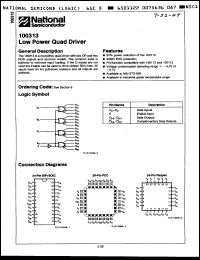 Click here to download 100113FC Datasheet