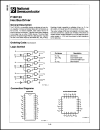 Click here to download 100123DCQR Datasheet