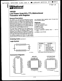 Click here to download 100329FC Datasheet