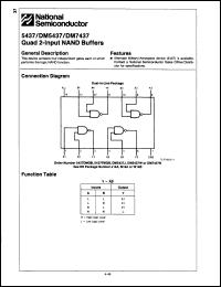 Click here to download DM5437W/883B Datasheet