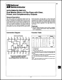 Click here to download DM5476W/883C Datasheet
