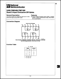 Click here to download DM5486W/883C Datasheet