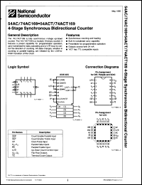 Click here to download 54AC169FMQB Datasheet