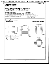 Click here to download 54ACT174DMQB Datasheet