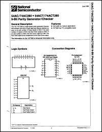 Click here to download 54AC280DMQB Datasheet