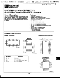 Click here to download 54ACT374FM Datasheet