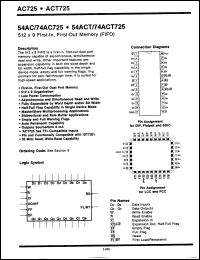 Click here to download 74AC725QC Datasheet