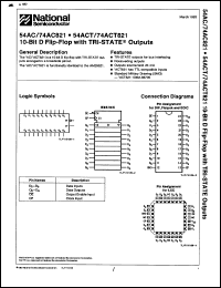Click here to download 74AC821LC Datasheet
