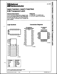 Click here to download 54AC843DMQR Datasheet
