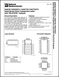 Click here to download 54ACTQ373DMQB Datasheet