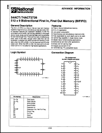 Click here to download 74ACT2726DC Datasheet